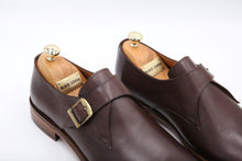 Lade das Bild in den Galerie-Viewer, Business Schuhe mit Schnalle komplett aus Leder in Braun Elegant
