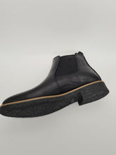 Lade das Bild in den Galerie-Viewer, Damen Leder Chalsea Boots Stiefel Stiefeletten in Schwarz Größe 36-42
