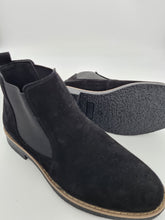 Lade das Bild in den Galerie-Viewer, Damen Wild Leder Chalsea Boots Stiefel Stiefeletten in Schwarz Größe 36-42
