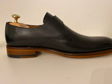 Lade das Bild in den Galerie-Viewer, Business Schuhe mit Schnalle komplett aus Leder in Schwarz Elegant

