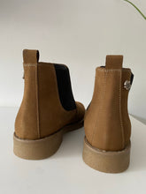 Lade das Bild in den Galerie-Viewer, Damen Stiefel Leder Chelsea Boots Stiefeletten Beige / hell braun Größe 37
